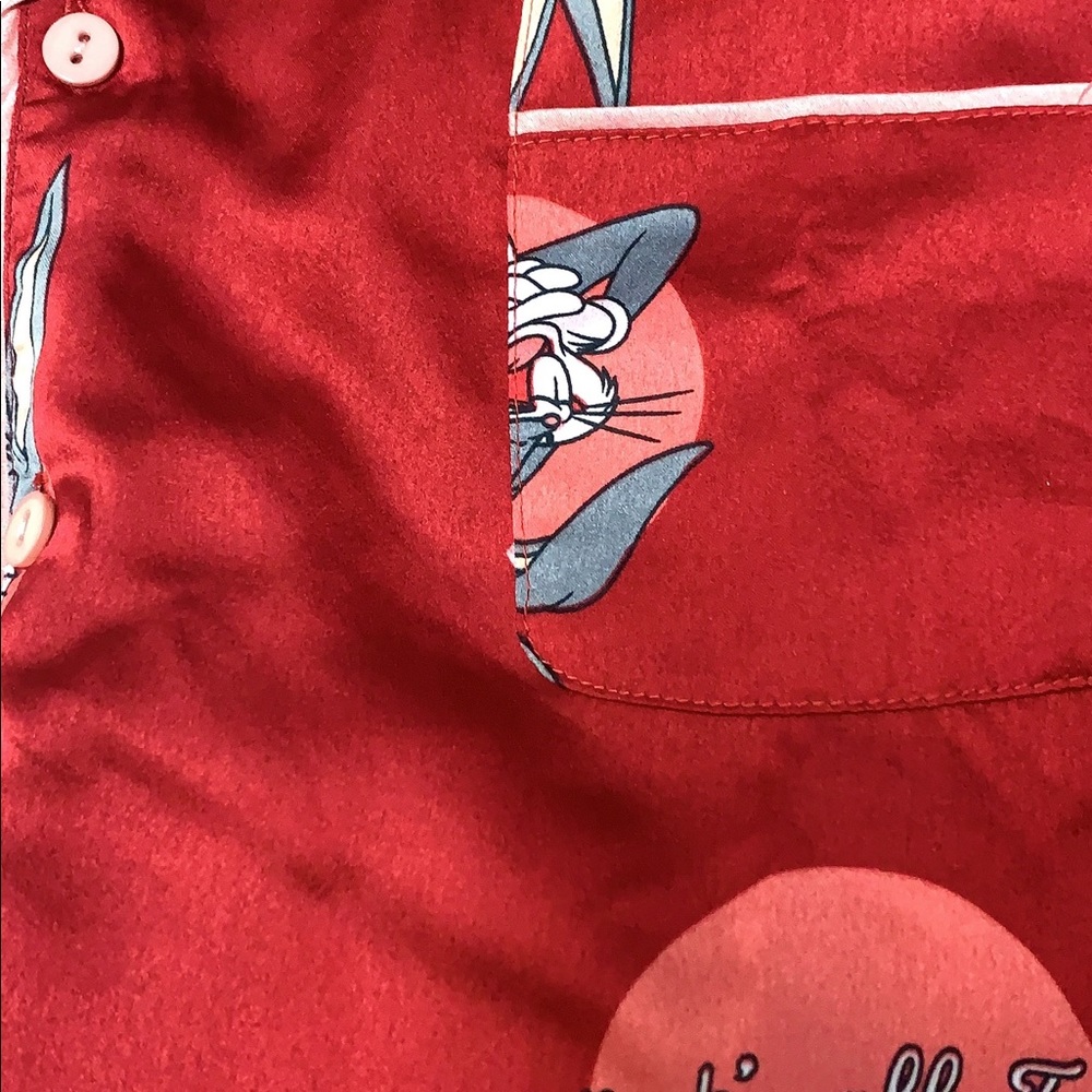 Set Rabit Satin Pajamas - Picture 3 of 3